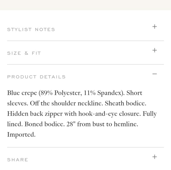 💥💥host pick💥Blue off shoulder  dress by Parker - Picture 5 of 5